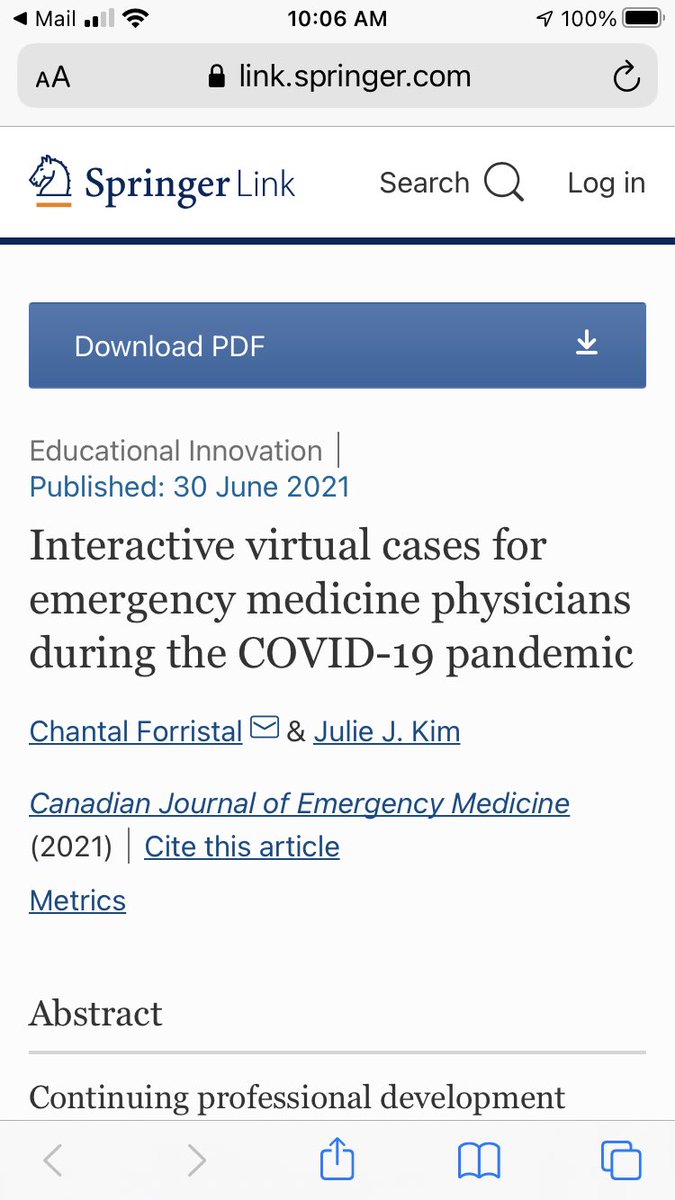 Julie Kim (@julighans) on Twitter photo Hot off the press:
link.springer.com/article/10.100… <a href="/WesternUEmerg/">WesternU Emerg</a> <a href="/SchulichMedDent/">Schulich WesternU</a> <a href="/c_forristal/">Chantal Forristal</a> <a href="/maryfoth/">Mary Fotheringham</a> <a href="/victorng_md/">Dr. Victor Ng, MD CCFP(EM) ICD.D</a> <a href="/munsifio/">Munsif Bhimani</a> <a href="/KMahngar/">Kevinjeet Mahngar</a> <a href="/megg8bee3/">Megg Bee</a> <a href="/Rich_Cherry1/">Richard Cherry</a> @DrSarahMcLean <a href="/vicki_leblanc/">Vicki LeBlanc</a> <a href="/petrosoniak/">Andrew Petrosoniak</a> Hot off the press:
link.springer.com/article/10.100… <a href="/WesternUEmerg/">WesternU Emerg</a> <a href="/SchulichMedDent/">Schulich WesternU</a> <a href="/c_forristal/">Chantal Forristal</a> <a href="/maryfoth/">Mary Fotheringham</a> <a href="/victorng_md/">Dr. Victor Ng, MD CCFP(EM) ICD.D</a> <a href="/munsifio/">Munsif Bhimani</a> <a href="/KMahngar/">Kevinjeet Mahngar</a> <a href="/megg8bee3/">Megg Bee</a> <a href="/Rich_Cherry1/">Richard Cherry</a> @DrSarahMcLean <a href="/vicki_leblanc/">Vicki LeBlanc</a> <a href="/petrosoniak/">Andrew Petrosoniak</a>