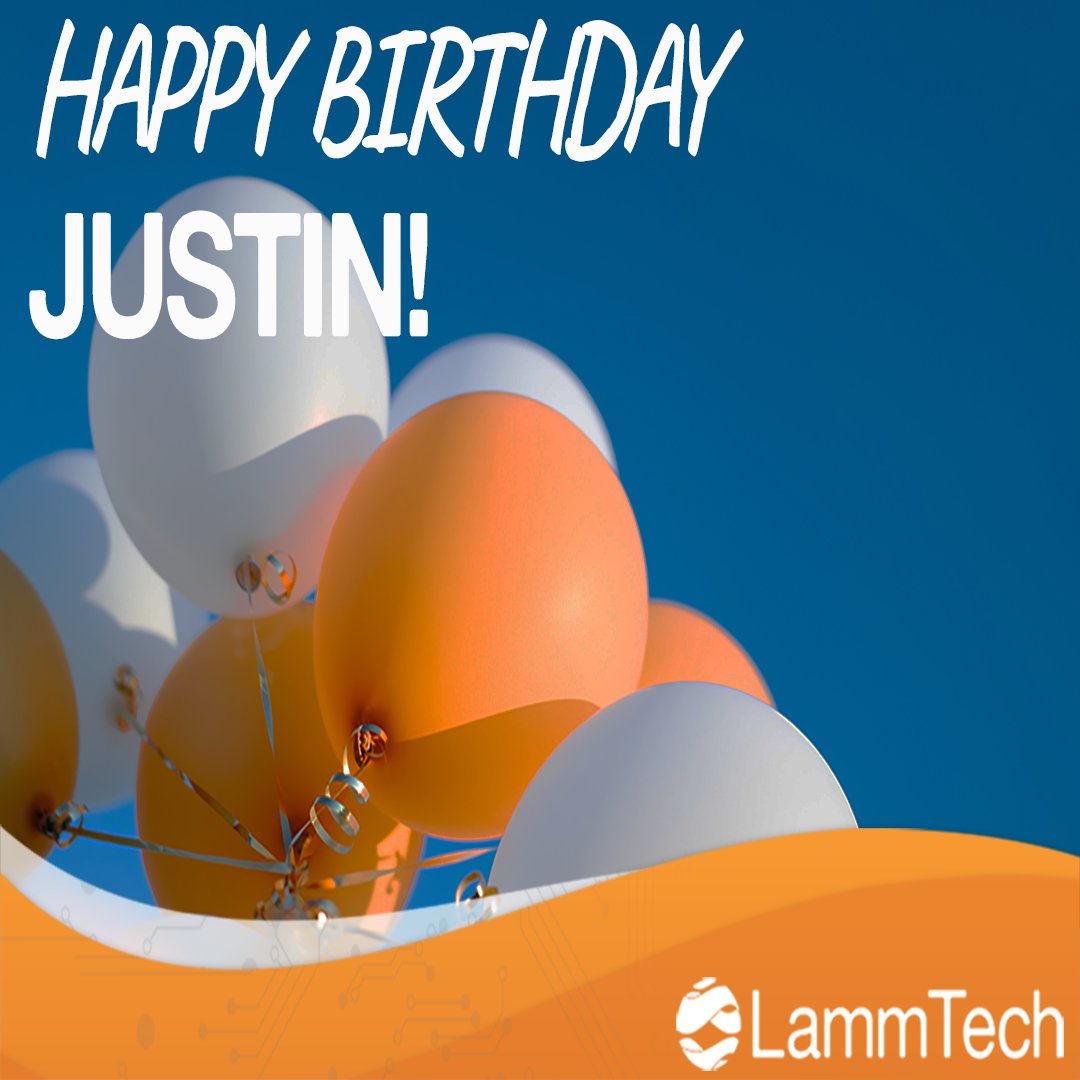 LammTech on X: "Happy Birthday Justin! We hope you have a great day! #LammTech #Birthday https://t.co/NEk1r4uhpR" / X