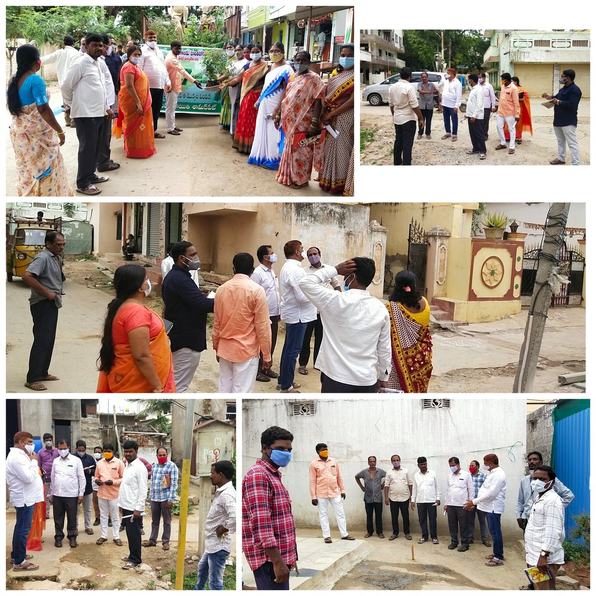 GShamirpet's tweet photo. గ్రామ పంచాయతి శామీర్ పేట  PP4,transit walk for the identification of problems. participated by  sarpanch Garu,Mandal Special Officer sir,MPP garu Mpo Madam,upa sarpanch garu,ward members and PS, Electricity Linemen and village members  @collectormedchal @TelanganaCMO  @telangan https://t.co/vcltyUpc6E