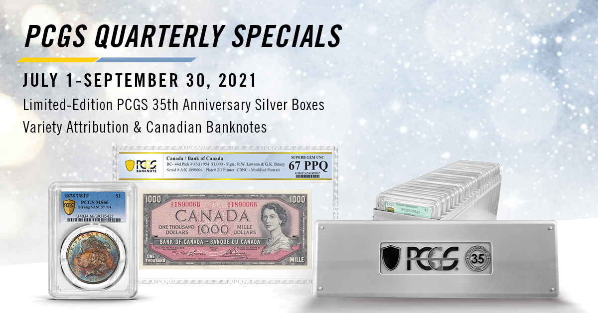 PCGScoin's tweet image. Our latest #PCGS grading specials are now available. Follow the link below for full details! #Coins #PCGSBanknote #Collecting pcgs.com/ccspecial