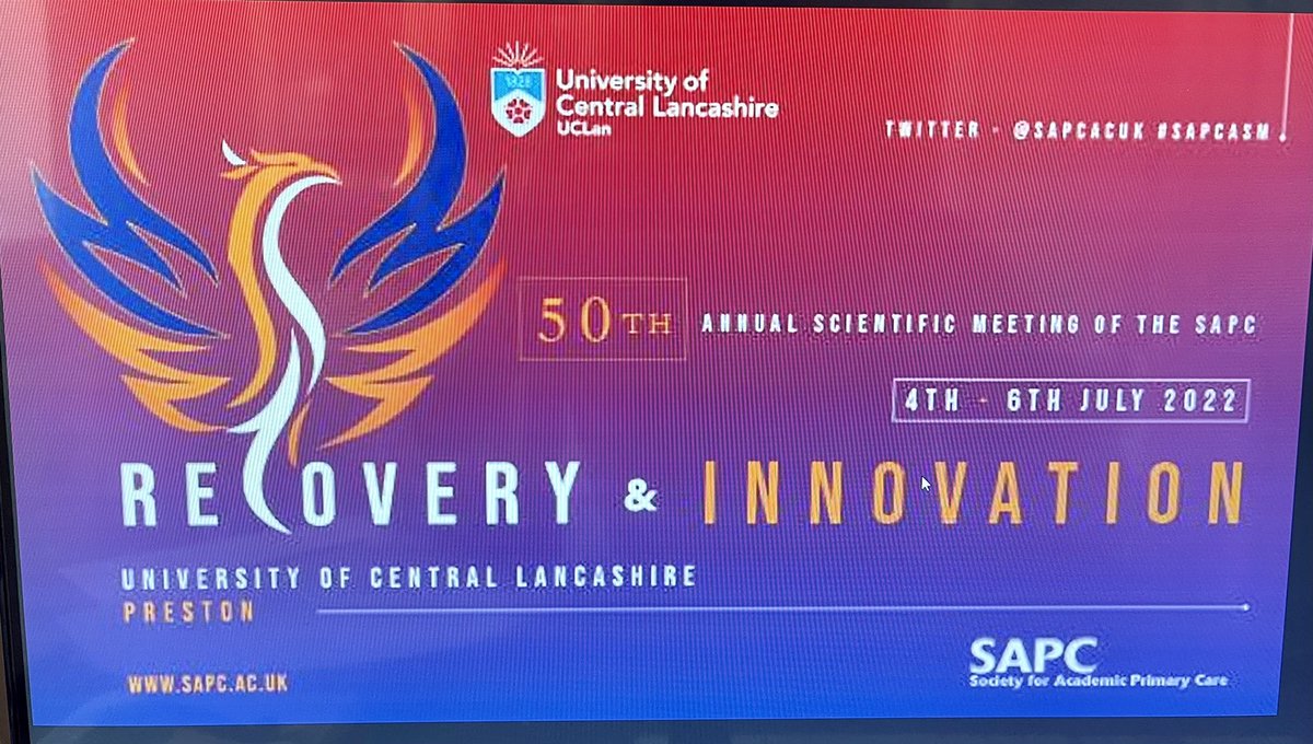Good luck to @UCLan in hosting the 50th #sapcasm - I can see phoenixes are allowed but what about owls 🦉🤔 ?