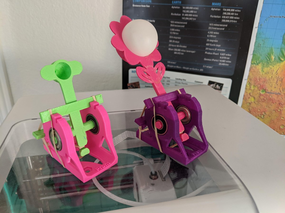 We had an AWESOME webinar yesterday on #3Dprinting with your <a href="/ROBO3D/">ROBO 3D™</a> #3Dprinters!
We printed this itty bitty bunny live, sending it from a computer in CO to a #3Dprinter in CA and then did a "Remix" design challenge in <a href="/tinkercad/">Tinkercad</a> with our catapult! zoom.us/rec/share/akP5…
#edtech