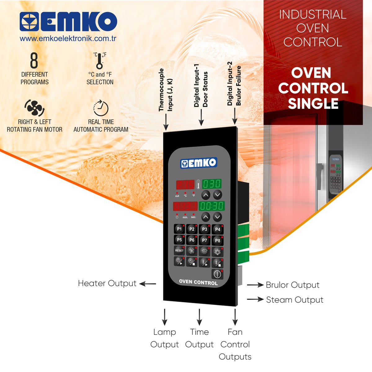 EmkoElektronik's tweet image. Industrial Oven Control

Oven Control Dual
Oven Control Single

#processcontroller #endüstriyel #fırınkontrol #heating #cooling #industrial #electronic #technology #tech #industrialelectronic  #oven #ovencontroller #single #dual #temperature #temperaturecontroller