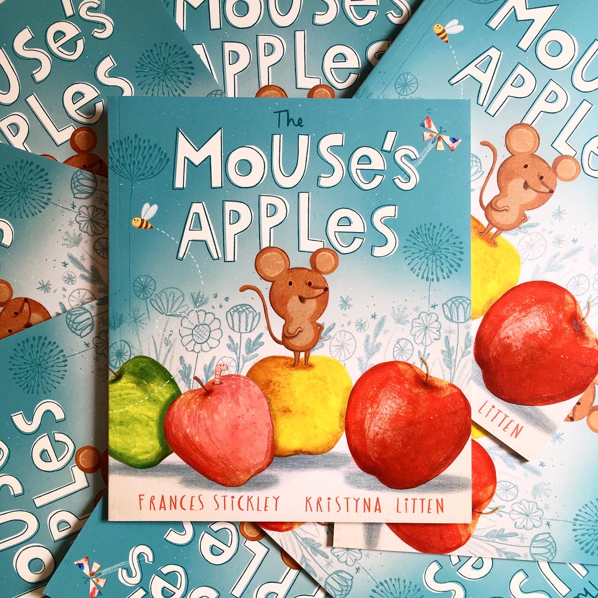 @books_north The Mouse's Apples out in paperback TODAY. by @FrancesStickley and me :) #ChildrensBooksNorth