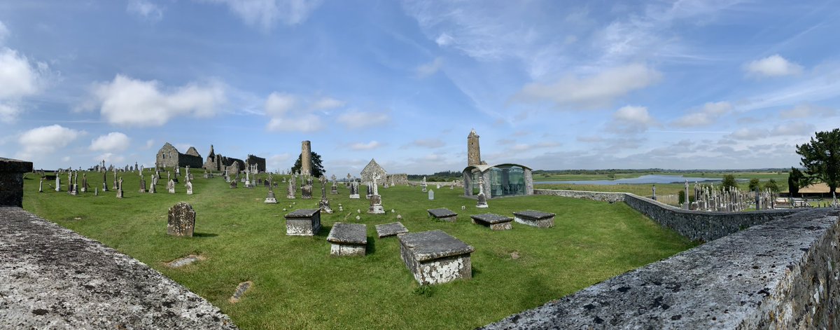 Deb_Nes's tweet photo. A wee stop off at #Clonmacnoise, ancient ecclesiastical site #Offally #CruiseTheShannon https://t.co/YZ2cVcHKTC
