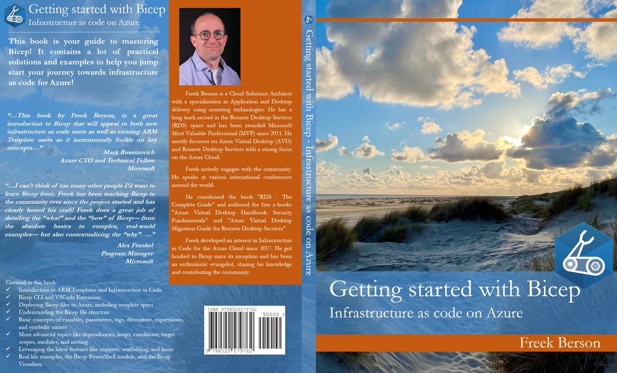 Full cover of the paperback version of my book, available on July 13!  🏆QUIZ: Name the country &amp; place where I took the picture used for the cover and win a paperback version! I'll draw a winner amongst all correct answers! 💪linkedin.com/feed/update/ur…
<a href="/BicepLang/">BicepLang</a> #Bicep <a href="/wortell/">Wortell</a>