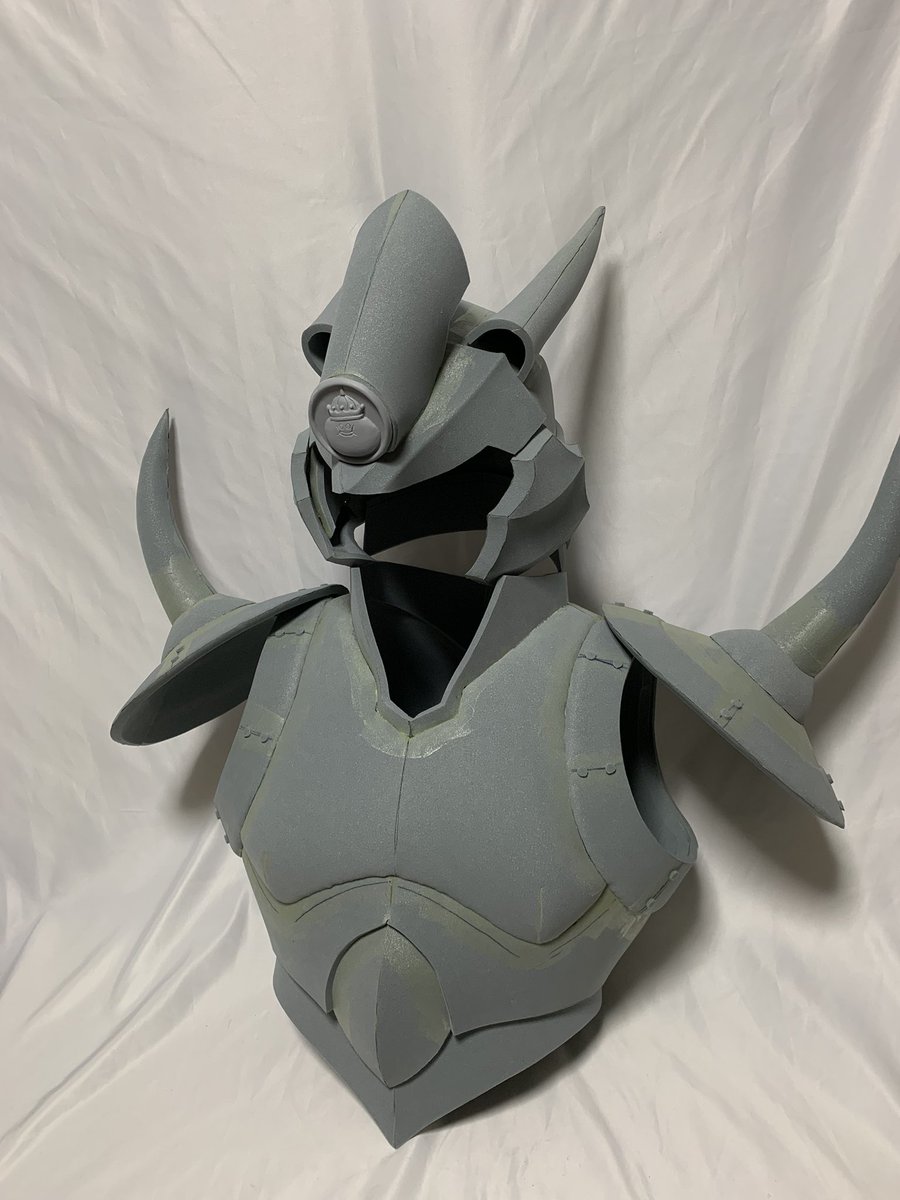 ModelingCosplay's tweet image. ドラクエよりメタルキングの鎧です！

 #制作過程の写真だけで興味を持ってくれる方へ届け

#コスプレ
#コスプレ造形
#ドラクエ