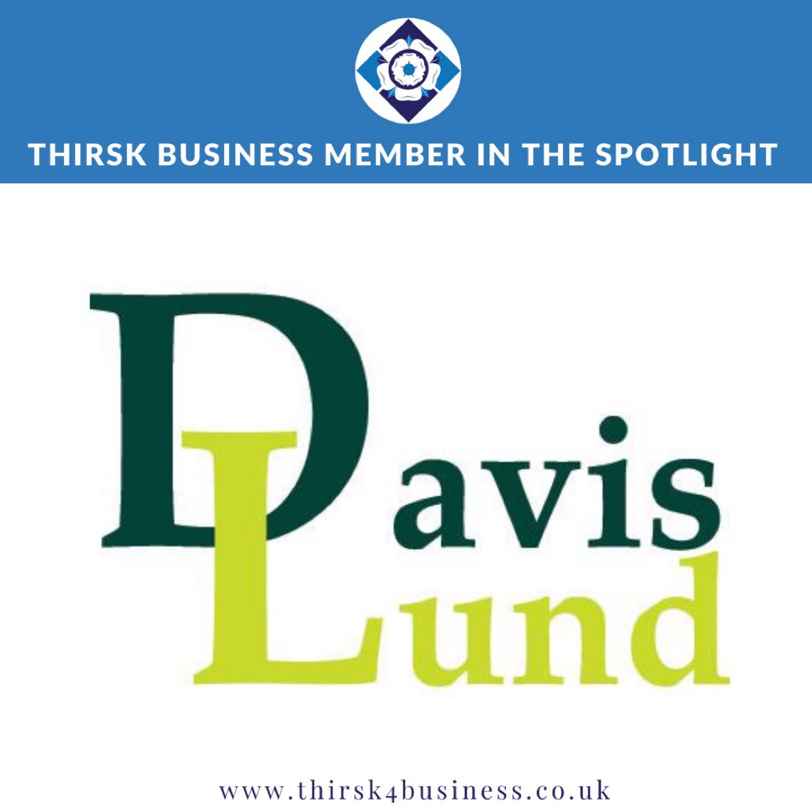 Our Thirsk Business Member in the Spotlight for July is <a href="/DavisLundRipon/">Davis Lund</a> 

thirsk4business.co.uk/spotlight-20

#thirskbusiness #thirsk4biz #thirskbizmember