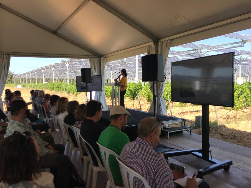CultivonsDemain's tweet photo. Julie Bodeau, Chargée de mission Energie Biomasse Climat à la Chambre Régionale d'#Agriculture d'@Occitanie intervient sur les tendances climatiques et agricoles en cours depuis les 60 dernières années, ainsi que sur les perspectives pour l’agriculture régionale. https://t.co/eVYM3L8lcE