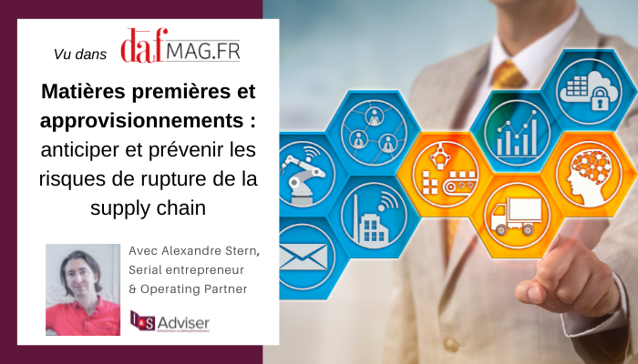 ISAdviser's tweet photo. Après le ralentissement de leur #activité et le #télétravail, nouveau #défis pour les chefs d'#entreprise ➡️ la hausse des prix des matières premières et les tensions sur les #approvisionnements qui pèsent sur leur #activité. 

🖥️ https://t.co/nGHqKBv0FE 

#SupplyChain https://t.co/ZTm3go02hx