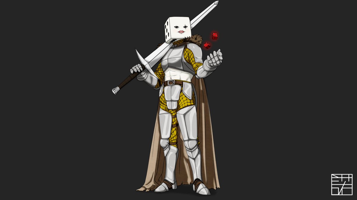 Knight Dicez
<a href="/dicezgg/">dicez</a>
 (Based on her minecraft skin)

#dicez #dicezgg #knight #warrior #fanart
@LysiumGG
 #lysium