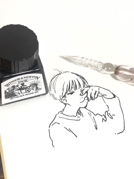 ガラスペン介 