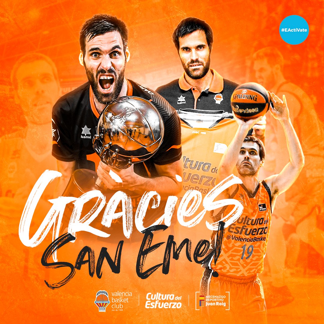 valenciabasket's tweet image. #GraciasSanEme 🧡

Ha sido un auténtico placer verte jugar, @saneme9

Cas 👉 Fernando San Emeterio finaliza su gran carrera como jugador y se despedirá en un acto en la Fonteta
bit.ly/2SEdaYS

Val 👉 

Eng 👉 bit.ly/3xaTc7b

#EActíVate