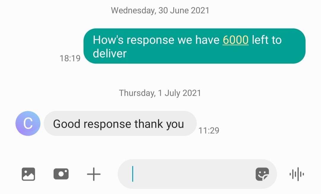 Nothing more satisfying than getting good feedback 👌😎

If you want a good response off a leaflet drop, then give us a call on 01642 946 946 😀
