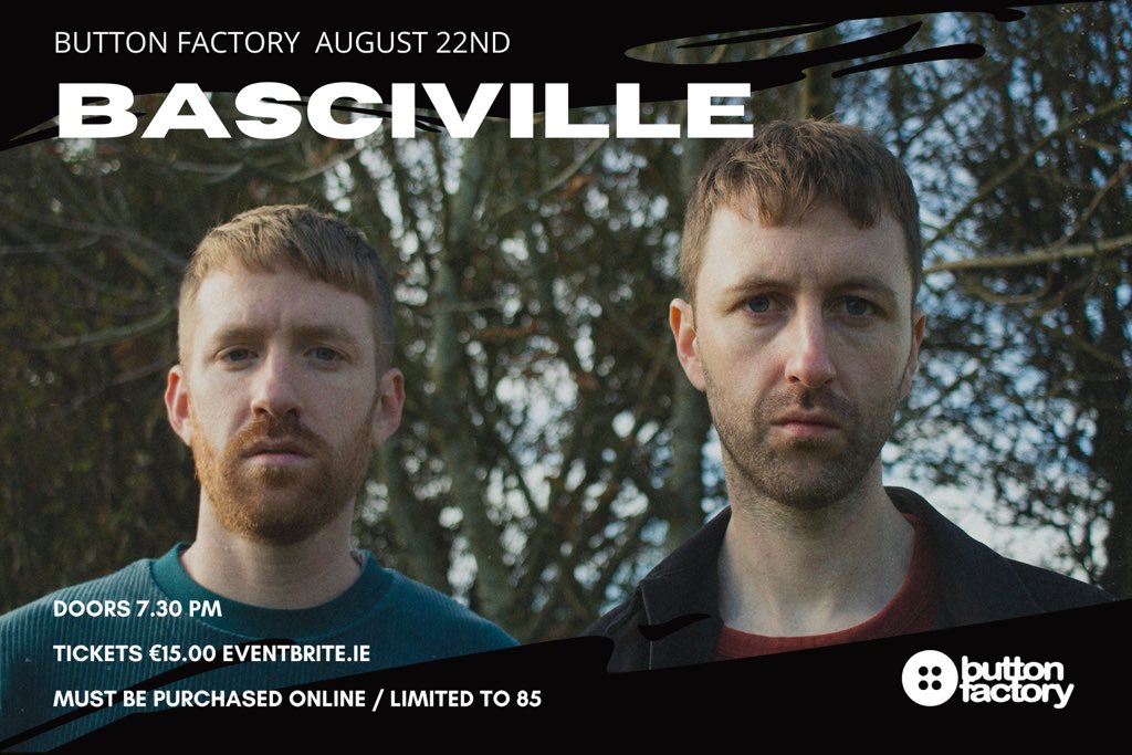 Button Factory (@buttonfactory22) on Twitter photo ~ 𝗥𝗘𝗦𝗖𝗛𝗘𝗗𝗨𝗟𝗘𝗗 ~
<a href="/Basciville/">Basciville</a> will perform a socially distant @ButtonFactory20 show on Sunday August 22nd 2021
Tickets: tinyurl.com/e94pvcfd
*Rescheduled from July 11th 2021*
*Originally purchased tickets valid* ~ 𝗥𝗘𝗦𝗖𝗛𝗘𝗗𝗨𝗟𝗘𝗗 ~
<a href="/Basciville/">Basciville</a> will perform a socially distant @ButtonFactory20 show on Sunday August 22nd 2021
Tickets: tinyurl.com/e94pvcfd
*Rescheduled from July 11th 2021*
*Originally purchased tickets valid*