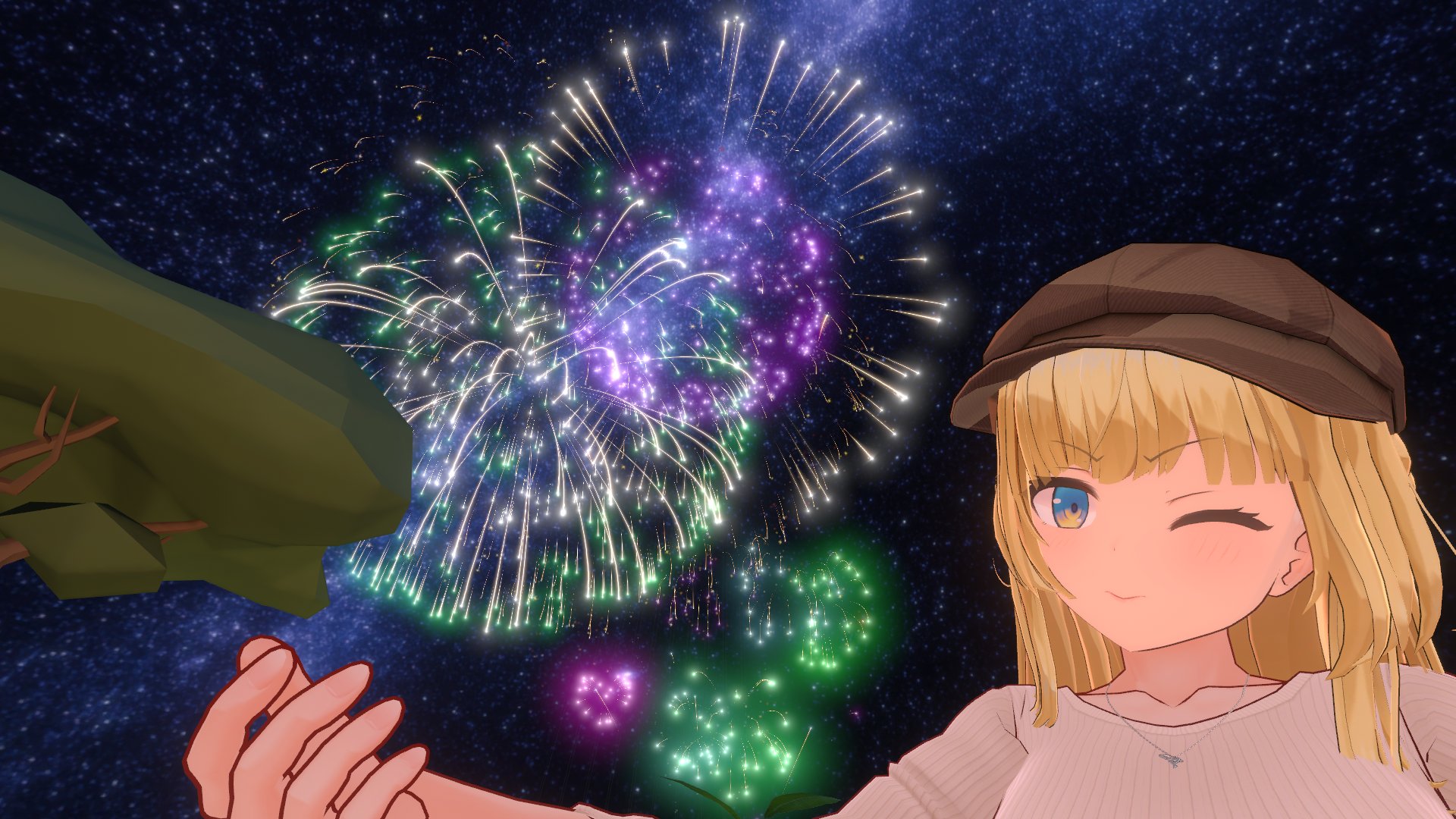 煩悩侍vr ワールド Noriben Fireworks V1 5 作者 Noriben3 まるで本物のようなとても綺麗な花火を手持ちの筒から打てるワールド いいね が打てる花火や音のする魚やうるさいわかめスープなど設置してたり 空へ花火を満遍なく咲かせれるのはvrでないと