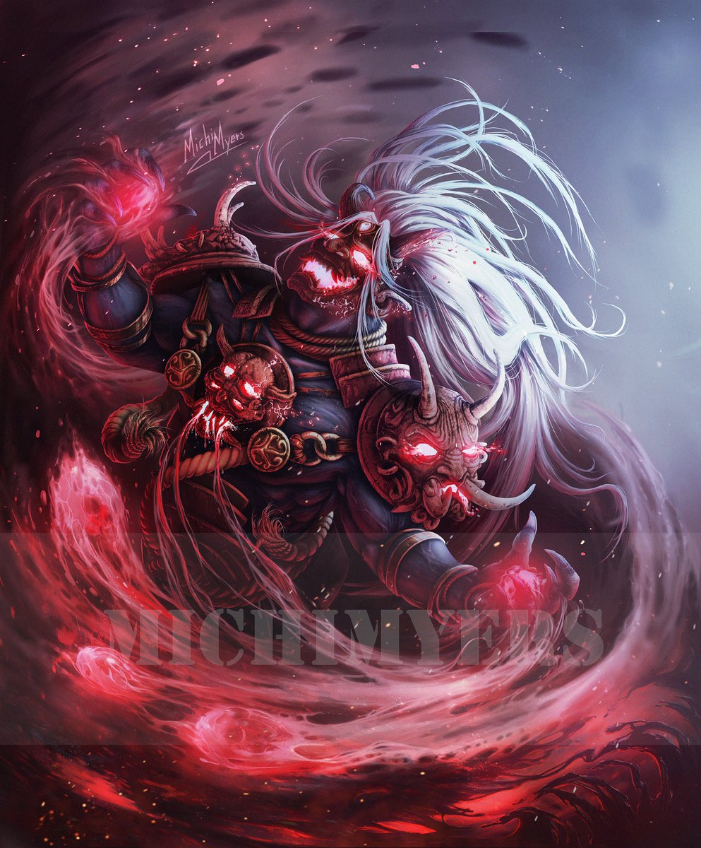 Michimyers The Dead By Daylight The Oni Fanart Is Finished It Was Really A Challenge But In The End I Think One Of My Best Artworks So Far