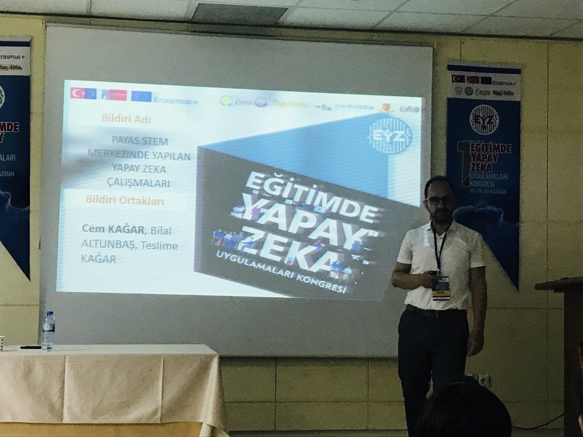 28-29-30 Haziran tarihlerinde Şanlıurfa da gerçekleşen  1. Ulusal Eğitimde Yapay Zeka Uygulamaları Kongresine katıldım.Bu mükemmel bir organizasyonda emeği geçen tüm dostlarıma teşekkür ediyorum. Ülkemiz adına gurur verici. #PayaStem #GencSTEM 
#UrfaSTEM <a href="/EYZ2021/">eyz2021</a>