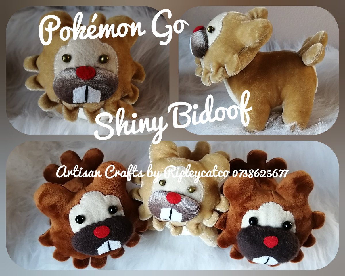 Ripleycatco's tweet photo. Shiny Bidoof 😍 I just wanna feed them! 😅
#PokemonGo #shinyBidoof #BidoofDay #bidoof #plush #plushie #plushartist #fanart #pokemongofanart #bidoofery #PokemonUNITE #pokemon https://t.co/m8CWeQDBrk