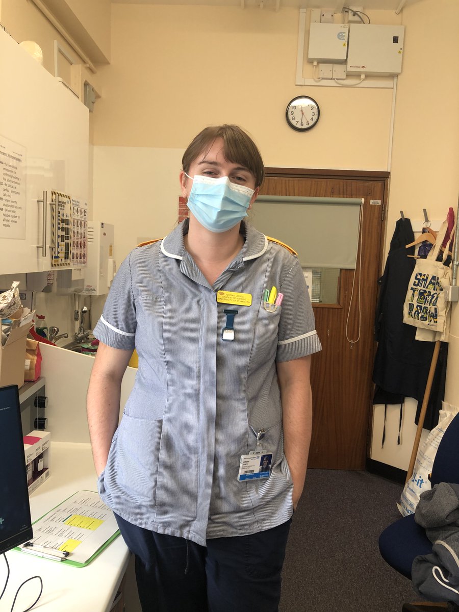 It was great to see Jordan Jones again, one of our fantastic volunteers from 2 years ago. She is now enjoying her second year placement at RCHT! #volunteers