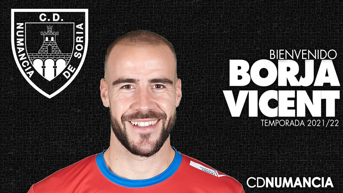 cdnumancia's tweet photo. 🗣 OFICIAL I Borja Vicent, nuevo numantino

El central castellonense procede del C. D. Calahorra y tiene pasado numantino tras jugar la campaña 16-17 en el Numancia B a gran nivel

ℹ Más info: https://t.co/mkNlaCfXia https://t.co/VOhRyx8tC5