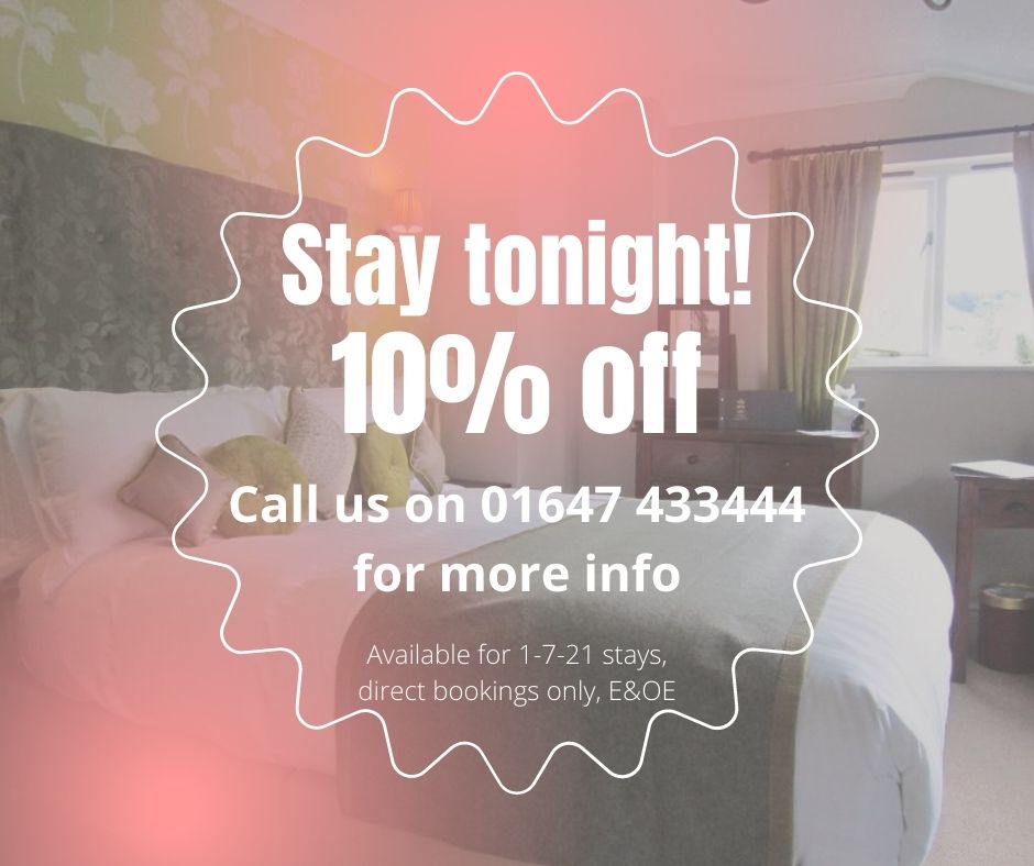 Tonight only!  We have had some last minute cancellations, so we are offering our Twitter family 10% off for B&amp;B tonight.  Just call us on 01647 433444 and mention this post.  #dartmoor #devon #LastMinuteTrip