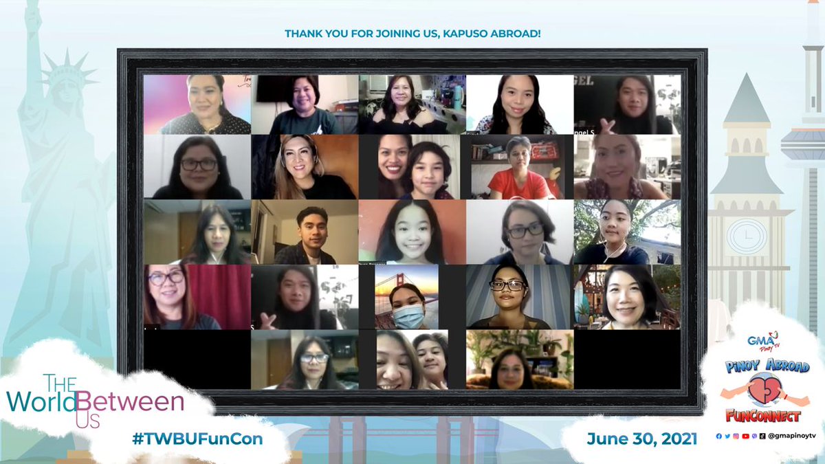 gmapinoytv's tweet photo. Salamat po sa lahat ng nakisaya sa ating #TWBUFunCon kahapon kasama sina @aldenrichards02 , @jascurtissmith , @akosimangtomas at @amazingbetong ! Huwag po natin kalilimutang panoorin ang world premiere ng "The World Between Us" ngayong July 5 sa GMA Pinoy TV! https://t.co/4OR4DlGoRJ