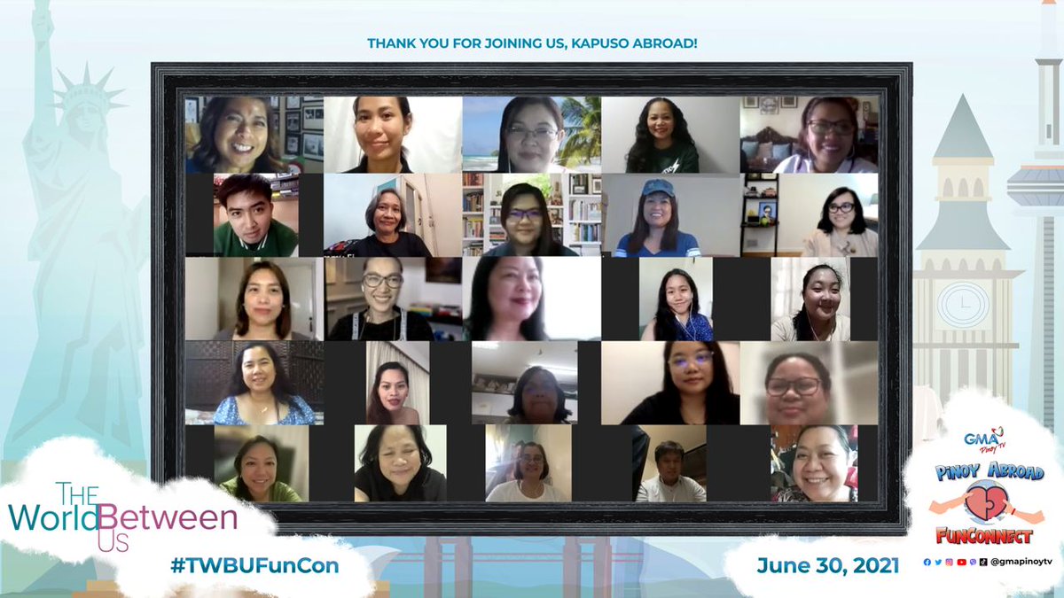 gmapinoytv's tweet photo. Salamat po sa lahat ng nakisaya sa ating #TWBUFunCon kahapon kasama sina @aldenrichards02 , @jascurtissmith , @akosimangtomas at @amazingbetong ! Huwag po natin kalilimutang panoorin ang world premiere ng "The World Between Us" ngayong July 5 sa GMA Pinoy TV! https://t.co/4OR4DlGoRJ