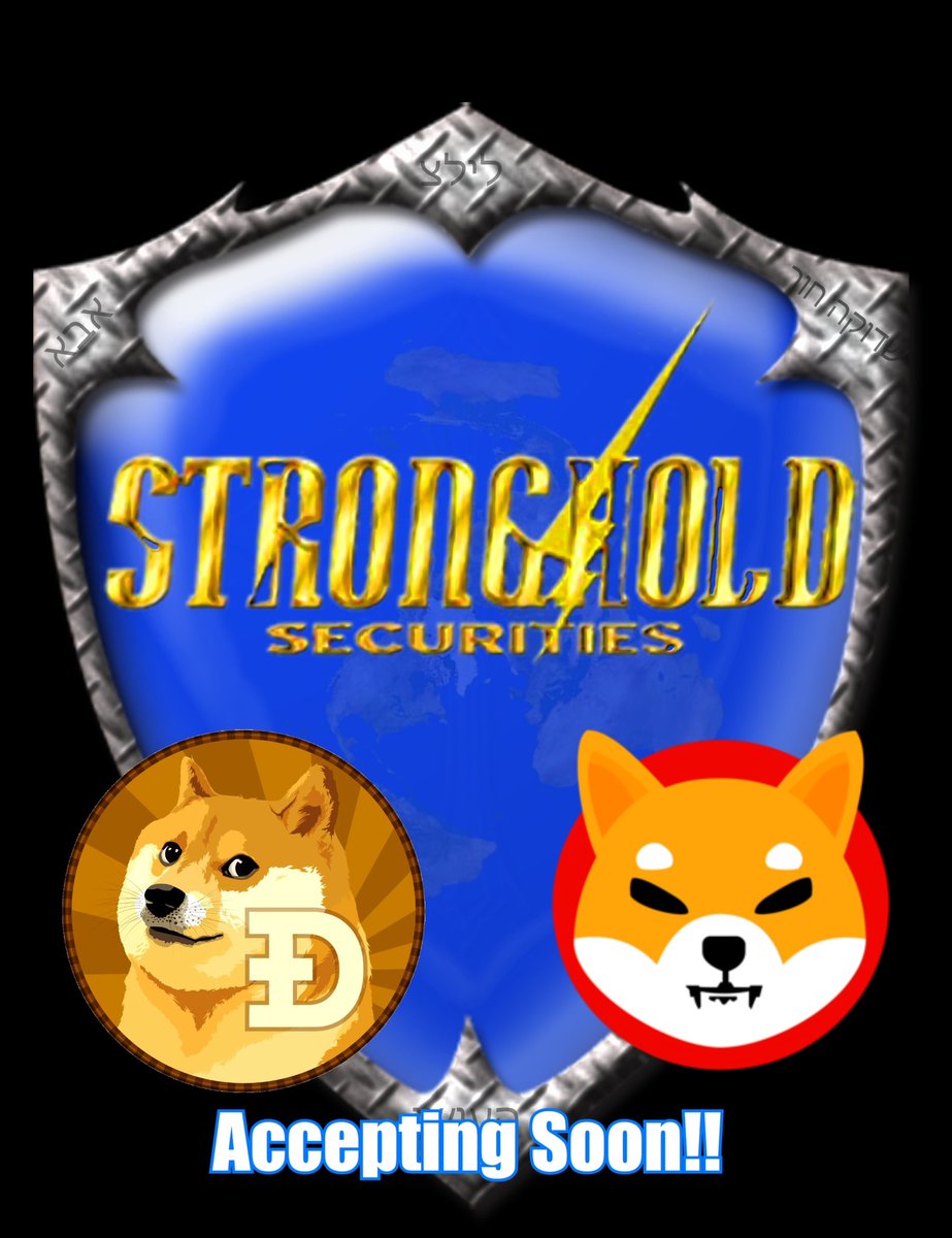 StrongholdSecu4's tweet photo. Stronghold Securities would like to announce we are in the planning stage of accepting @Dogecoin and @ShibainuCoin as forms of payment for our merchandise. STAY TUNED!!
https://t.co/AOHOYeZdNO
@ShibArmy @50cent @DogeCoinMilitia https://t.co/57XLaHY9uy https://t.co/O2zRfVPb7X