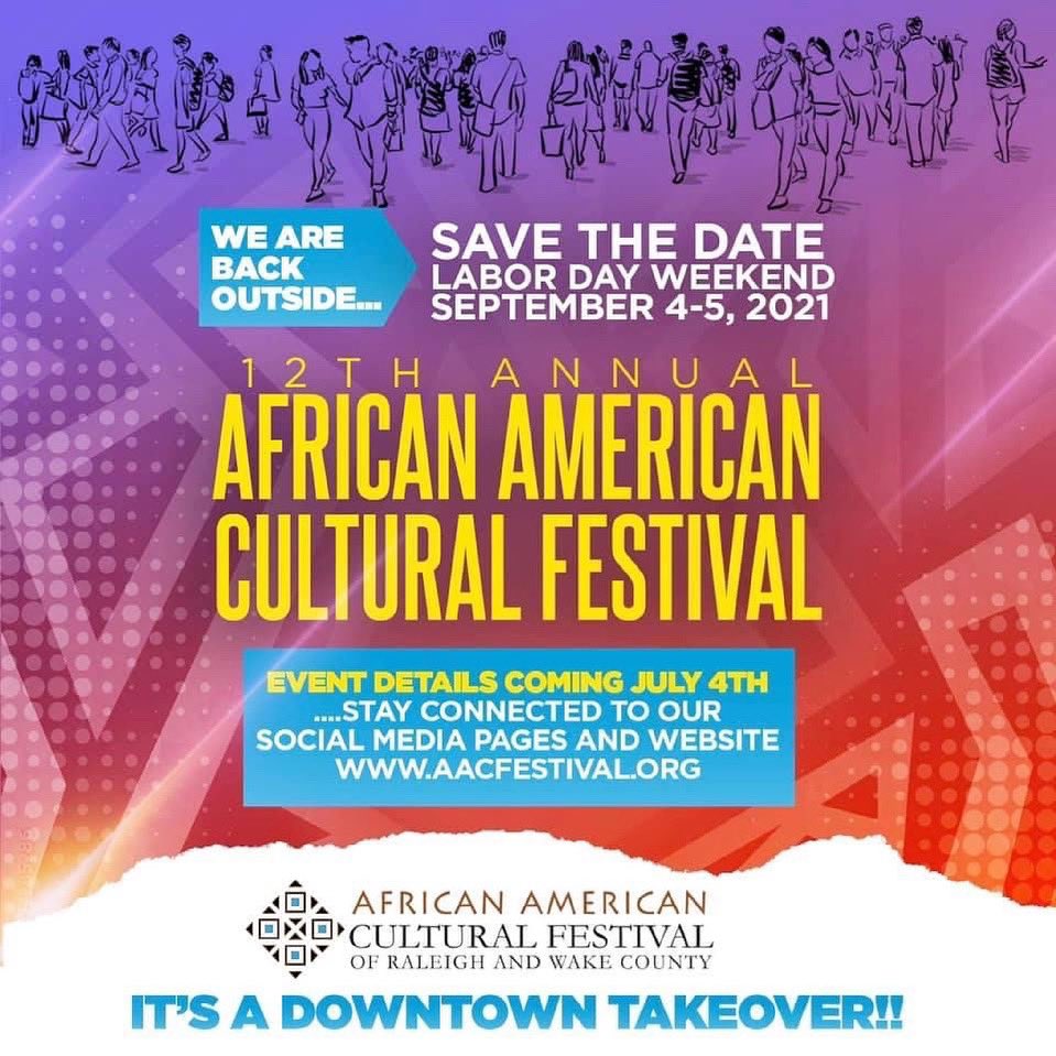 AACFRalWake's tweet image. 📣📣📣 Have YOU Heard⁉️

The Word on the Street is... 👀 WE’RE BACK... OUTSIDE‼️

YES, it’s TRUE‼️🙌🙌🙌🙌
Ladies and Gentlemen, get READY for a Downtown Raleigh TAKEOVER during LABOR DAY WEEKEND... Like None Other‼️☄️☄️☄️

#AACFESTIVAL2021 #fortheculture #nonprofit #community