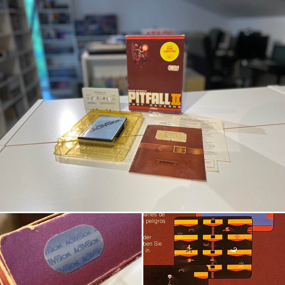 CollectorVault's tweet photo. Way to cool right? 😋 Adding #pitfall II today for the #atari. Also the #gamefairy #textorcist #dreamcast got in.
#gamemuseum #gamecube #retrogames #gamecube #ps4 #oldgames #retrogames #mario #nintendo #marioparty #playstation https://t.co/AiOd1aGcUb