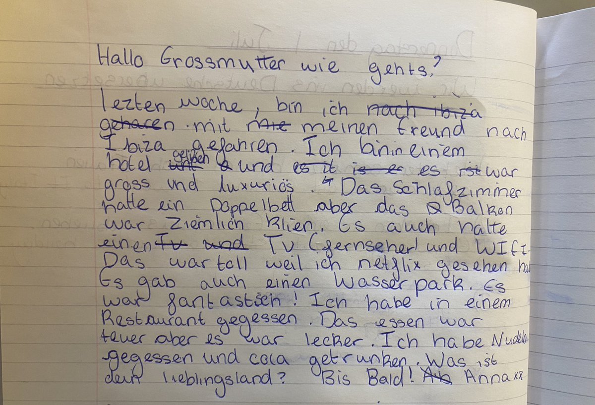 jandrewsmfl's tweet photo. Fantastic translation work into the past tense by 8y German this morning! Outstanding engagement online too 😍🙌🏽 #bethebestyoucanbe #germanists https://t.co/bdiEX4yu1X