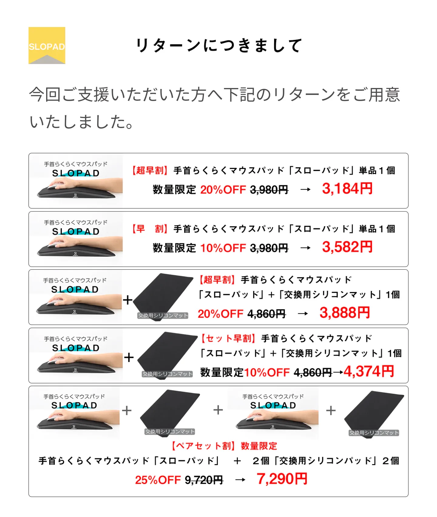クラウドファンディングでマウスパッドがあったけど？すでに安いものが存在している！