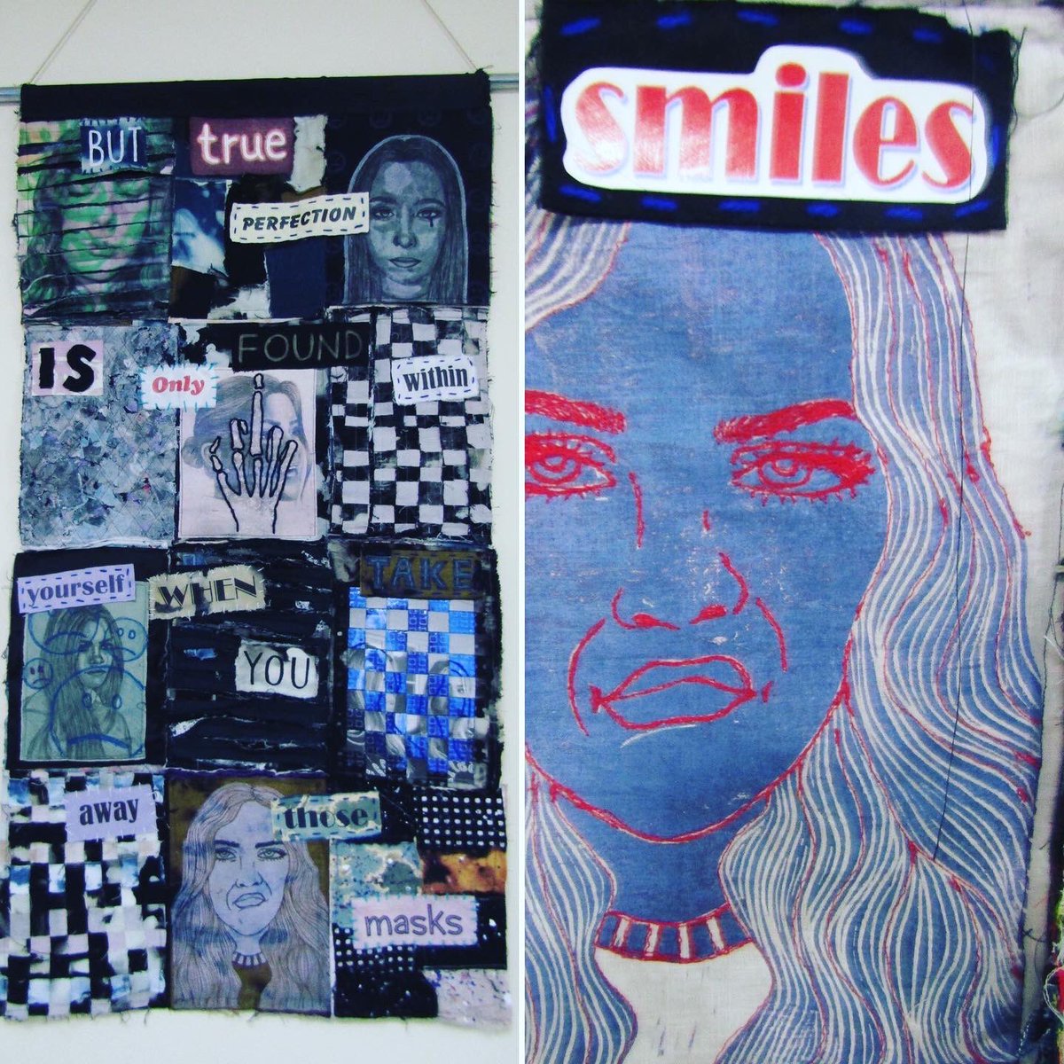 6thFormSHS's tweet photo. Fantastic work from our #aleveltextiles students Susan, Madeleine, Minnie & Caitlin โ๏ธ๐งต #everythingispossible https://t.co/atXXr7DCes