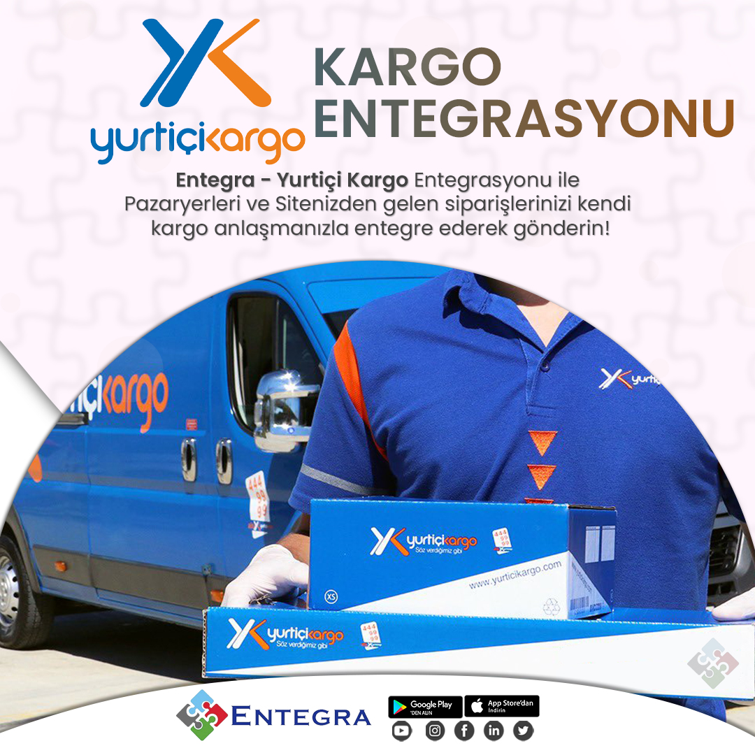 Entegra ile Yurtiçi Kargo gönderilerinizi tüm pazaryerleriyle ve e-ticaret sitenizle entegre edebilir, tüm stoklarınızı otomatik takip edebilirsiniz. 

Detaylı Bilgi >> bit.ly/3poEc1L

#entegra #yurtiçi #kargo #eticaret #entegrasyonu #kargoentegrasyonu