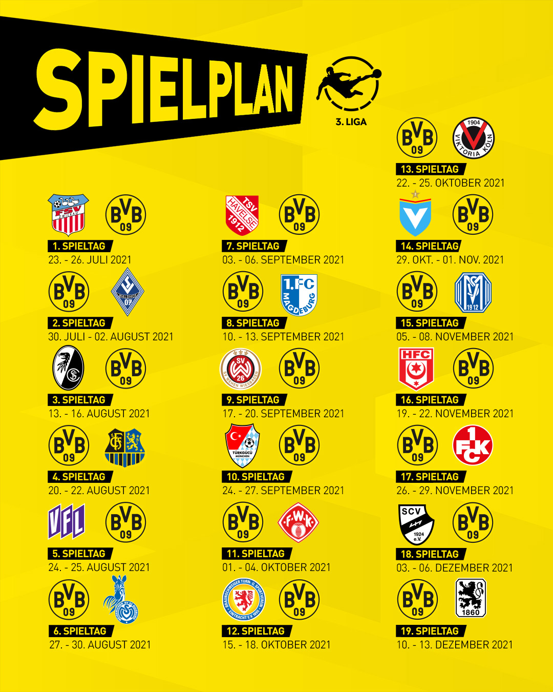 Trending 826c3x: Bvb Spielplan Bundesliga