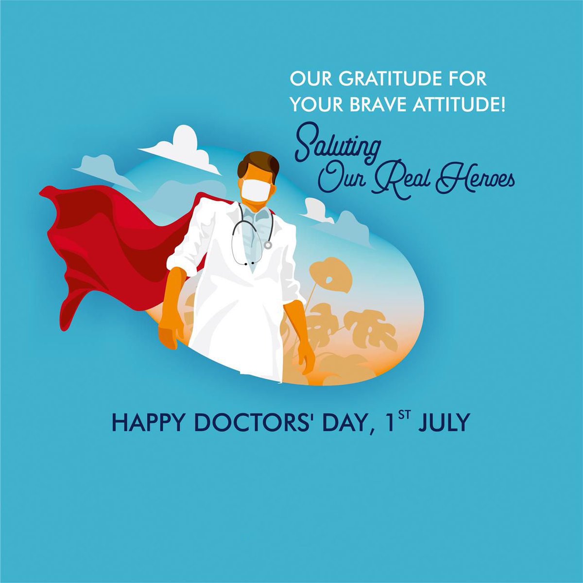 imdevashishk's tweet image. Its Doctors’s Day… But l wanna prescribe you a day full of smiles and happiness. #happydocotorsday #realheroes #coronawarriors #coronaindia
