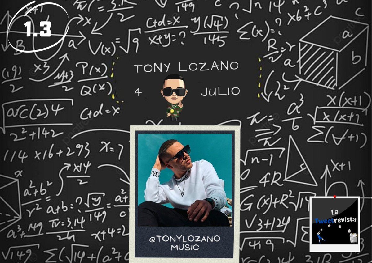 Este domingo estará con nosotros <a href="/TonyLozanoMusic/">Tony Lozano</a>. No es Rauw Alejandro, pero tampoco lo hace mal del todo el chaval😏