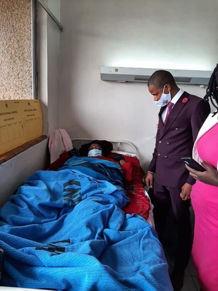 Currently at Kenyatta National Hospital(KNH) visiting my constituents who are unwell and assisting their families to clear hospital bills.May they heal in Jesus name.