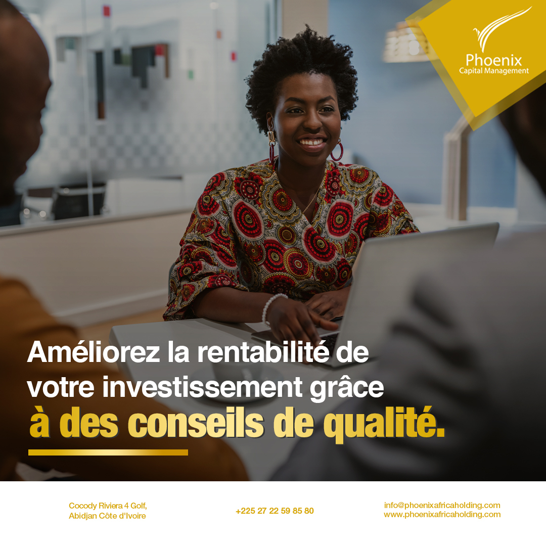 Tirer profit de son investissement en bourse exige d'en maitriser les rouages. C'est pourquoi notre équipe se tient à votre service pour vous aider à tirer le meilleur parti de votre épargne. 

N'hésitez pas, contactez-nous à l’adresse info@phoenixafricaholding.com.

#Bourse