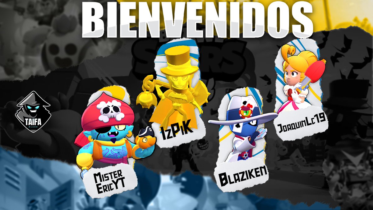 Taifa_eSports's tweet image. ¡Presentación! | @BrawlStars

Es un orgullo anunciar que desde hoy @VEsportsbs representará a @TaifaBlack y formará parte de nosotros.

👤 @BlazikenBs06
👤 @izpik
👤 @joaquinlc_15
👤 @MisterEricYT

Gracias a todos por vuestro apoyo y a @RexoGFX por el diseño.

#WorkingTaifa💙