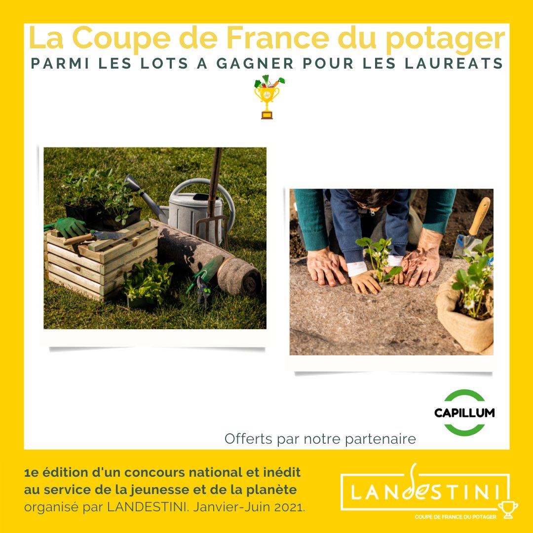 Du paillage de cheveux offert à chacune des équipes lauréates de la #CoupedeFrancedupotager par notre partenaire <a href="/CapillumFrance/">Capillum</a>.

Merci à Capillum pour son soutien !

<a href="/Fanny_Agostini/">Fanny Agostini</a>  <a href="/hblandes/">Henri Landes</a> <a href="/PerrineLaffont/">Perrine Laffont</a> <a href="/rico15140/">Clément RIC</a> <a href="/PHMofficiel/">Paul-Henri Mathieu</a>  <a href="/DaphCorboz/">Daphne Corboz</a>