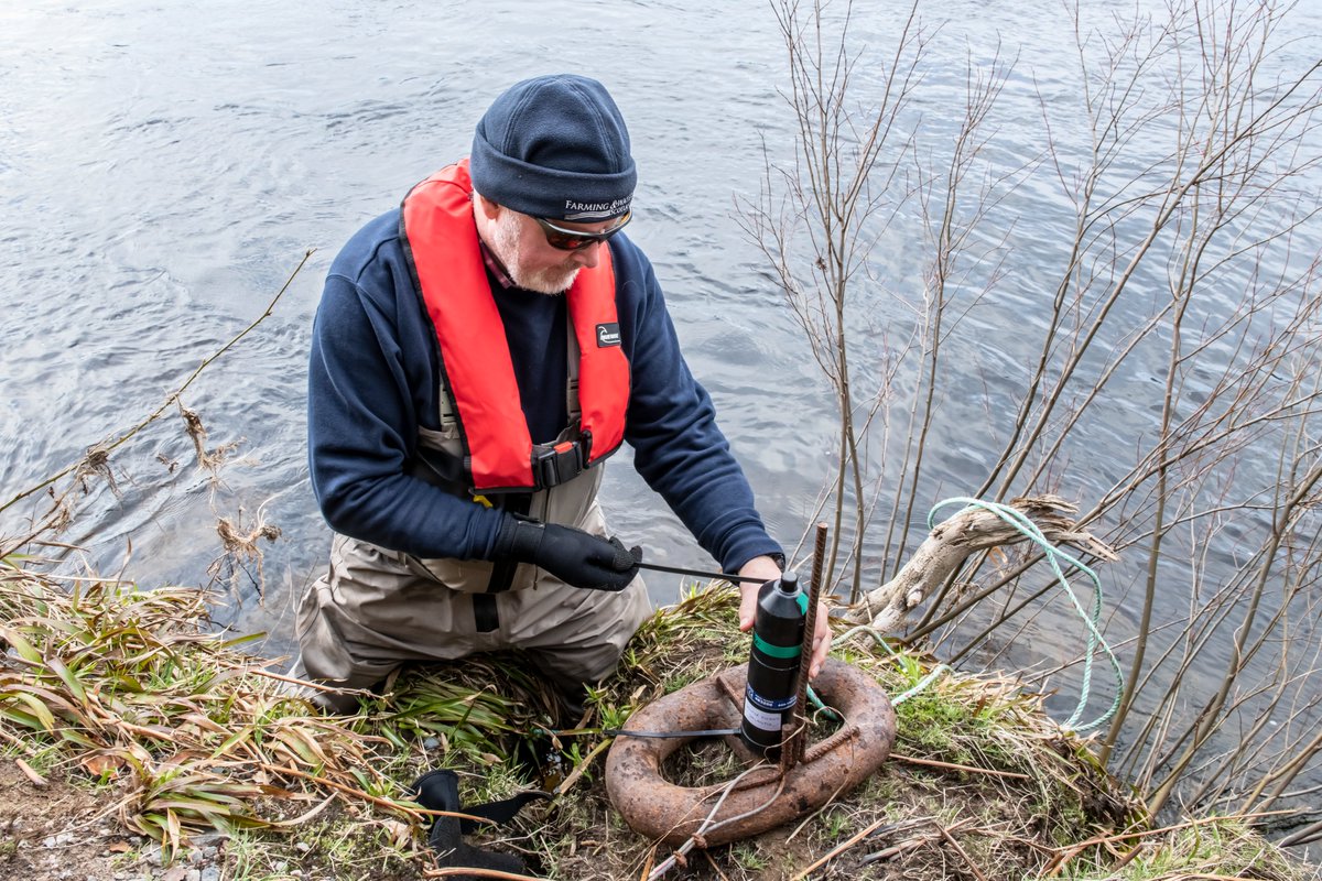 AST_Salmon's tweet photo. #ThrowbackThursday to the very early stages of this yearโs tracking study in the #MorayFirth, with receiver deployment in the #Spey! #MorayFirthTrackingProject #WildSalmonFirst https://t.co/YmNNRHAl3N