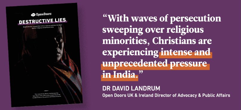 BrendanOHaraMP's tweet photo. Indian Christians “facing an existential threat” says harrowing new report from @OpenDoorsUK. Now 10th most dangerous place in world to be Christian, due to rise in extreme Hindu religious nationalism. I’ve promised to raise issue in parliament, with High Commission &amp; tech giants https://t.co/5TalpbRGjE