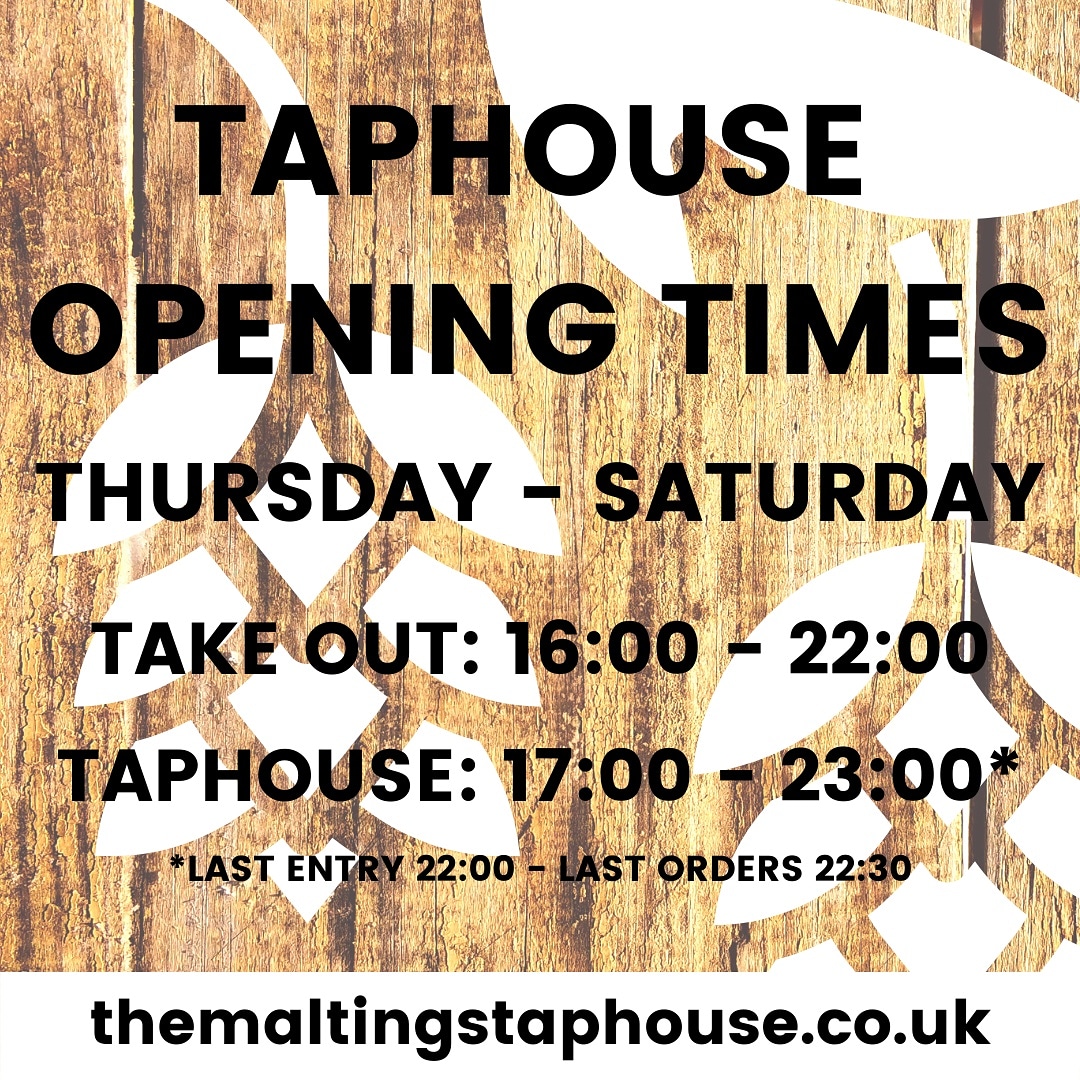 Hello there beer lovers! Here are our current opening hours for both the Taphouse &amp; take-out.We will keep you updated with any changes as Covid restrictions ease from the planned date of July 19th.  Cheers 🍻  
#craftbeer #supportyourlocal #Devon #bottleshop #beerlover #beer