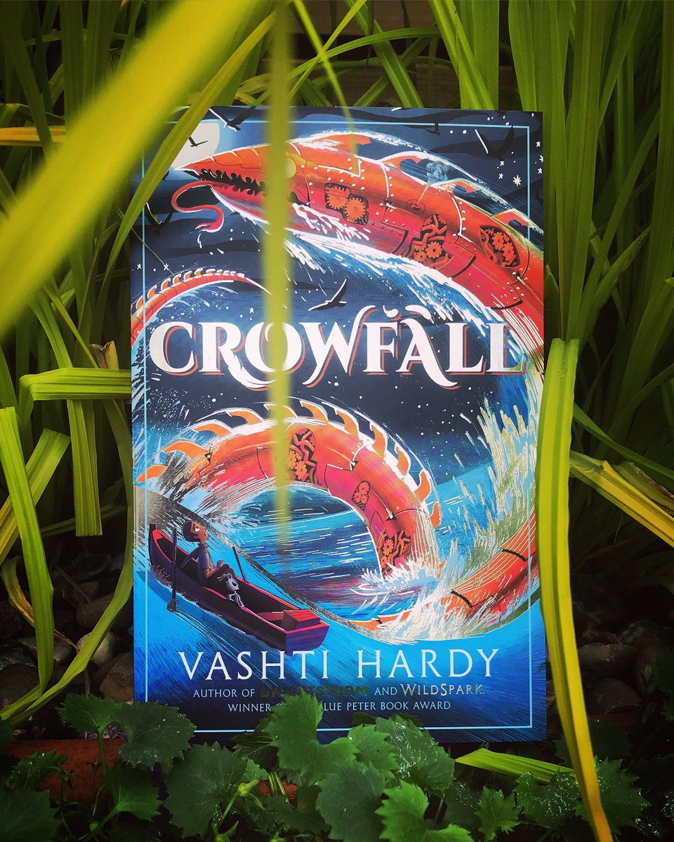 It’s out today! 🚀 A new, breathtaking world from the incredible imagination of <a href="/vashti_hardy/">Vashti Hardy 📚</a> - a fast-paced, nail-biting adventure that also wrestles with big questions about humans’ relationship with nature. #Crowfall #EcologicalCrisis