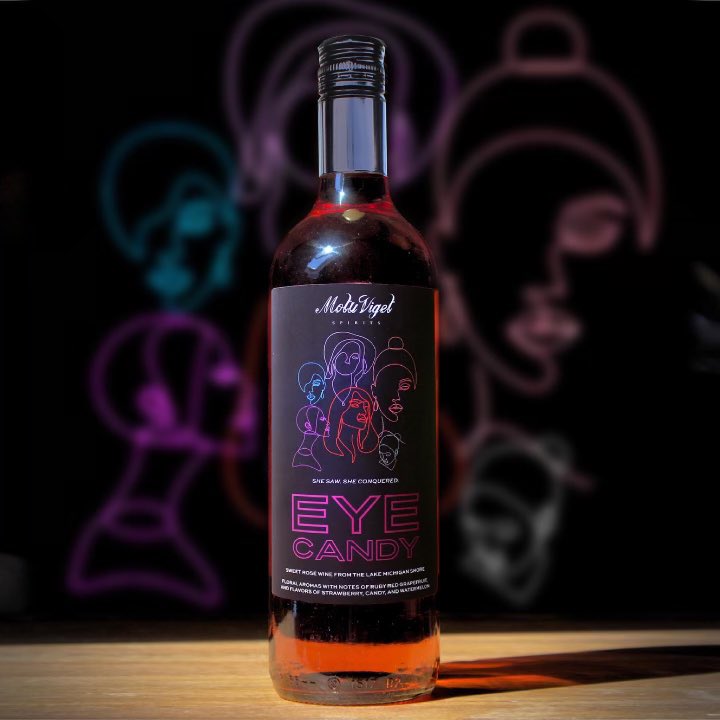 Introducing the 3rd product to join our <a href="/motu_viget/">Motu Viget Spirits</a> family, “Eye Candy” - a sweet rosè wine. Drink responsibly. 🍷
-
#motuviget #wine #michiganwine #eyecandy