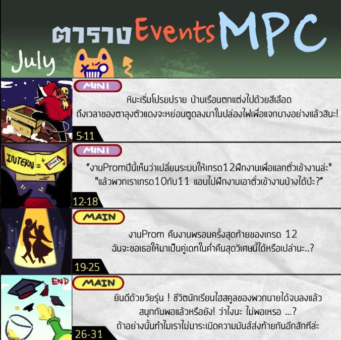 MPC_Commu's tweet image. 📢 สวัสดีเหล่ามอนสเตอร์! 📢

เข้าสู่เดือนสุดท้ายของปีการศึกษานี้! 
งานพรอมและงานจบการศึกษาใกล้เข้ามาแล้ว 
วันเวลาผ่านไปไวราวกับโกหก 
ยังไงก็แล้วแต่ มาใช้เวลาที่เหลือให้เต็มที่ไปด้วยกันเถอะ!