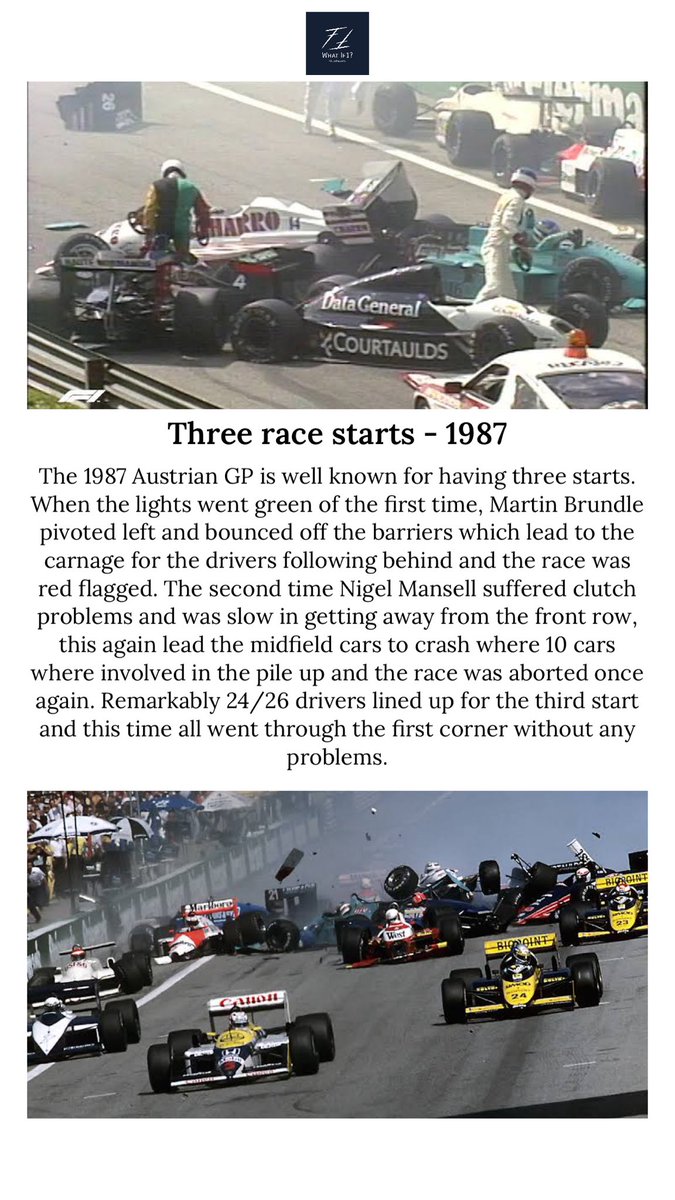 whati_f1's tweet photo. #MFGP - Moments from the Grand Prix
•
Deer visiting the track, Juan Pablo’s aggressive race craft and many more.
Let’s enjoy the moments from the past.
•
@F1
#FormulaOne #Formula1 #F1 #AustrianGP #Motorsport #Racing #grandprix #Moments https://t.co/FrTQklvxvf