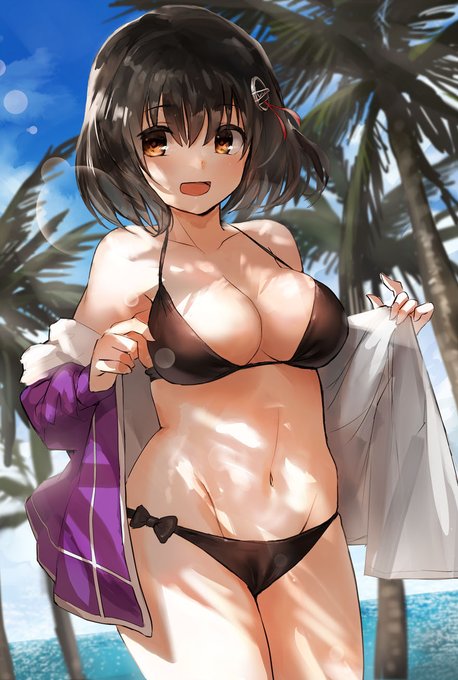 妙高型黒ビキニラスト羽黒 